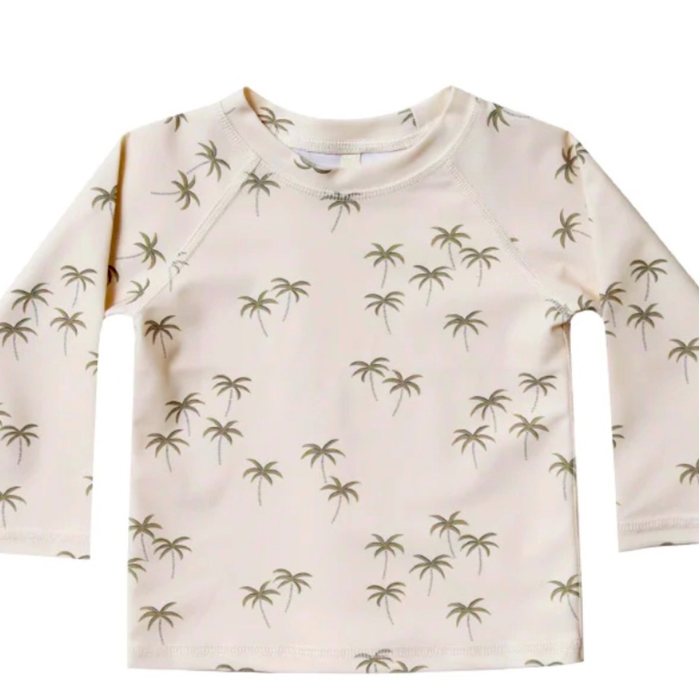 Rylee & Cru palm rash guard